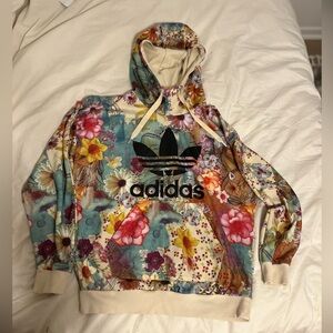 Adidas Originals Floral Trefoil Hoodie